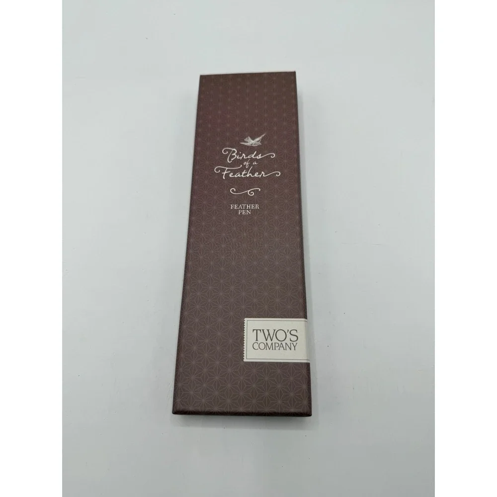 Two's Company - Birds Of A Feather - Feather Pen in Box - Refillable